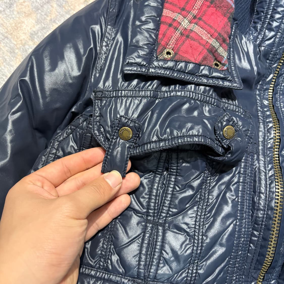 D&G돌체엔가바나 빈티지 패딩자켓 상품이미지5