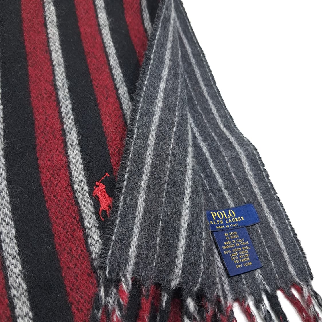 MX458 폴로 클래식 프레피 스트라이프 머플러 목도리 상품이미지6