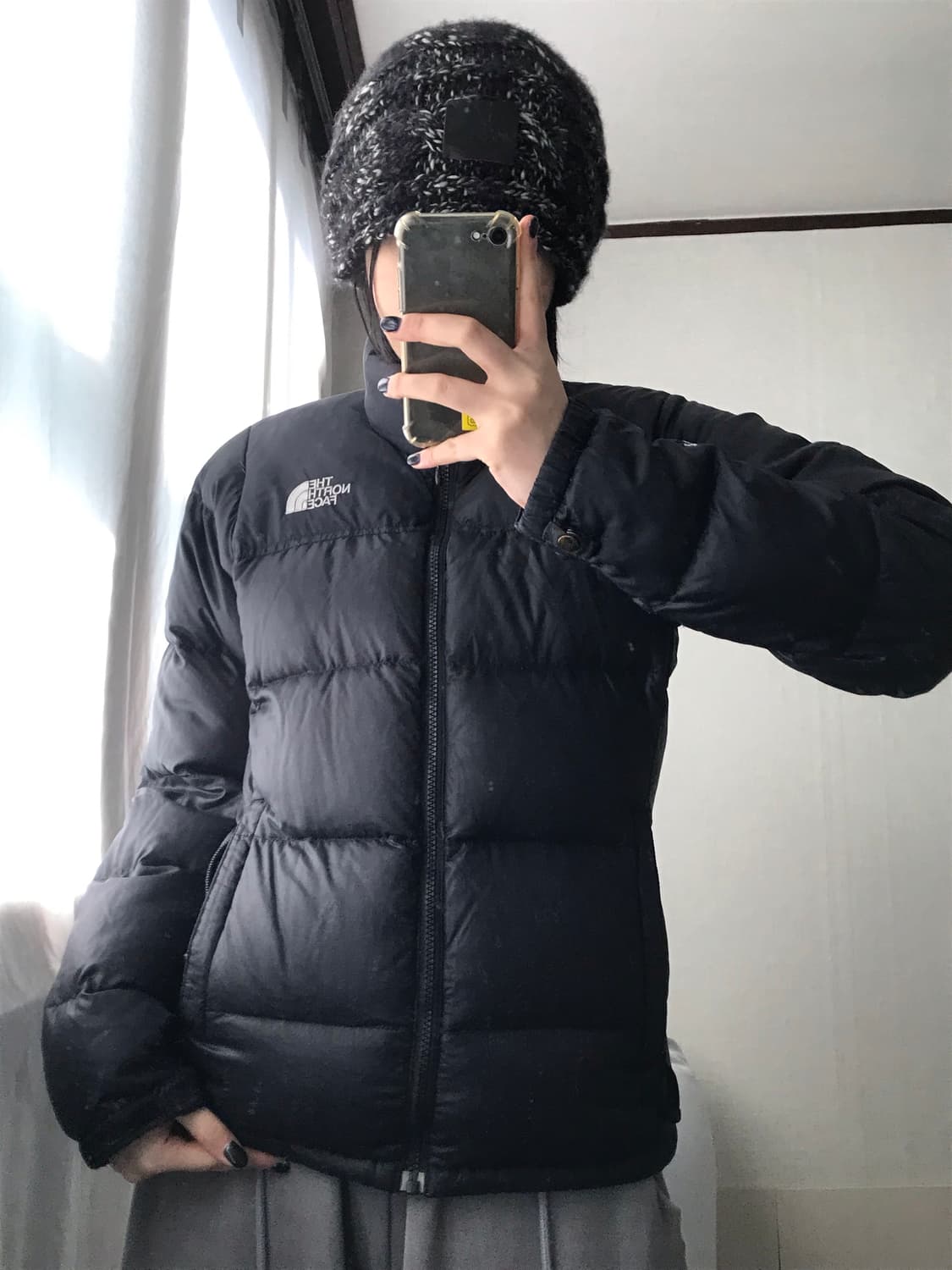 노페 블랙 패딩 상품이미지5