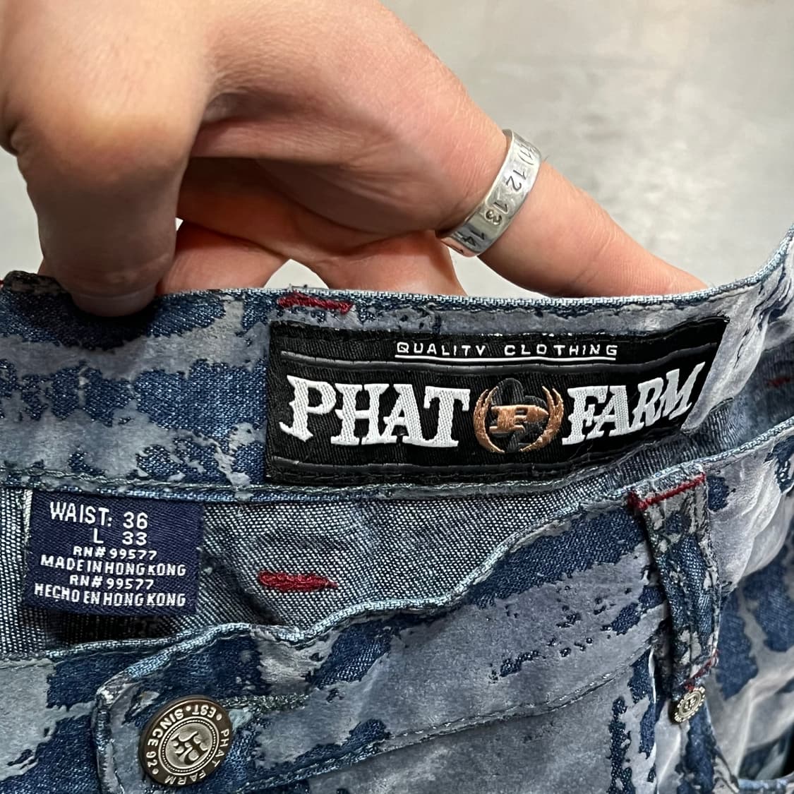  팻팜 디테일 팬츠 y14598 상품이미지7