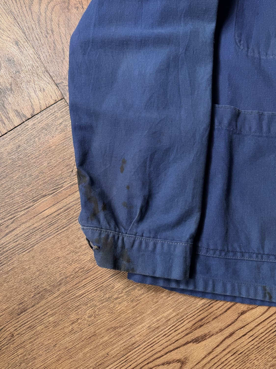 [L]Au Perroquet 빈티지 워싱 프렌치 워크 자켓 상품이미지5