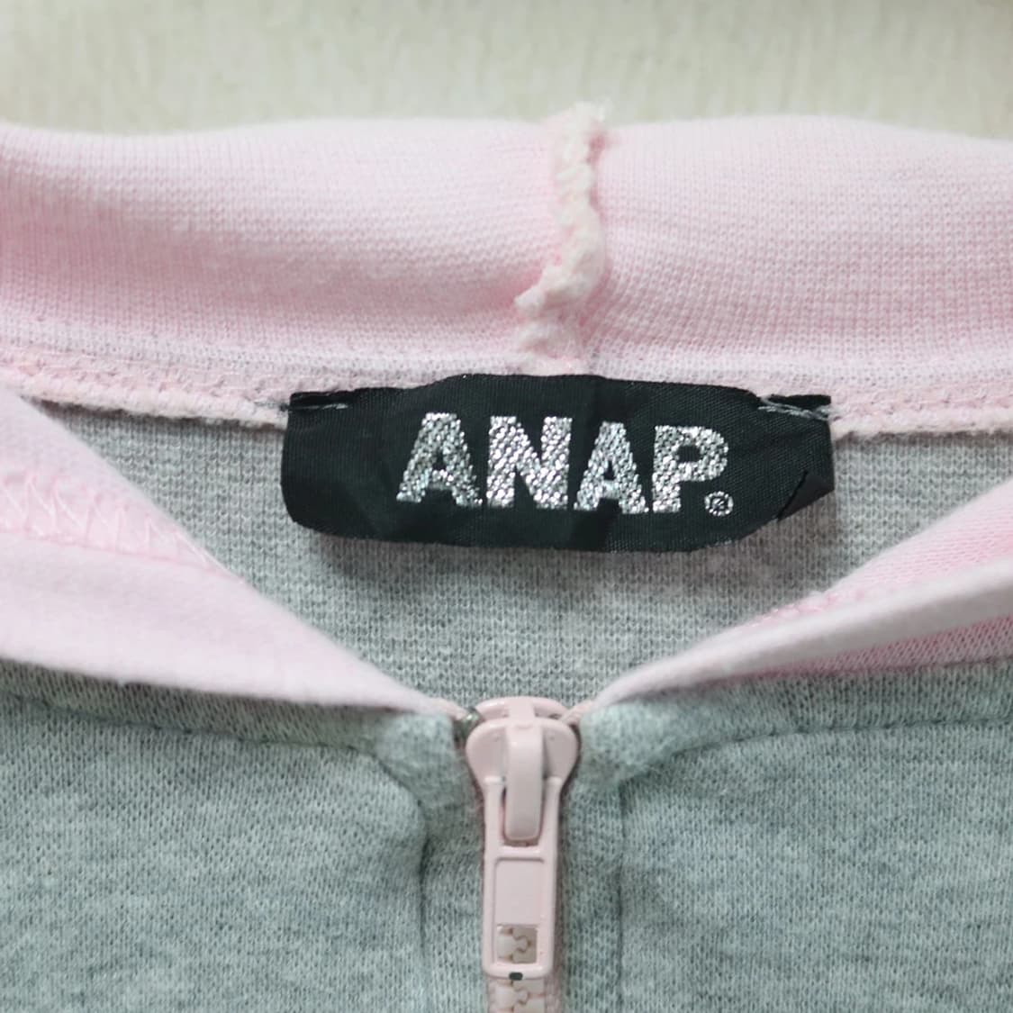 ANAP 딸기우유 배색 후드집업 62081 상품이미지8