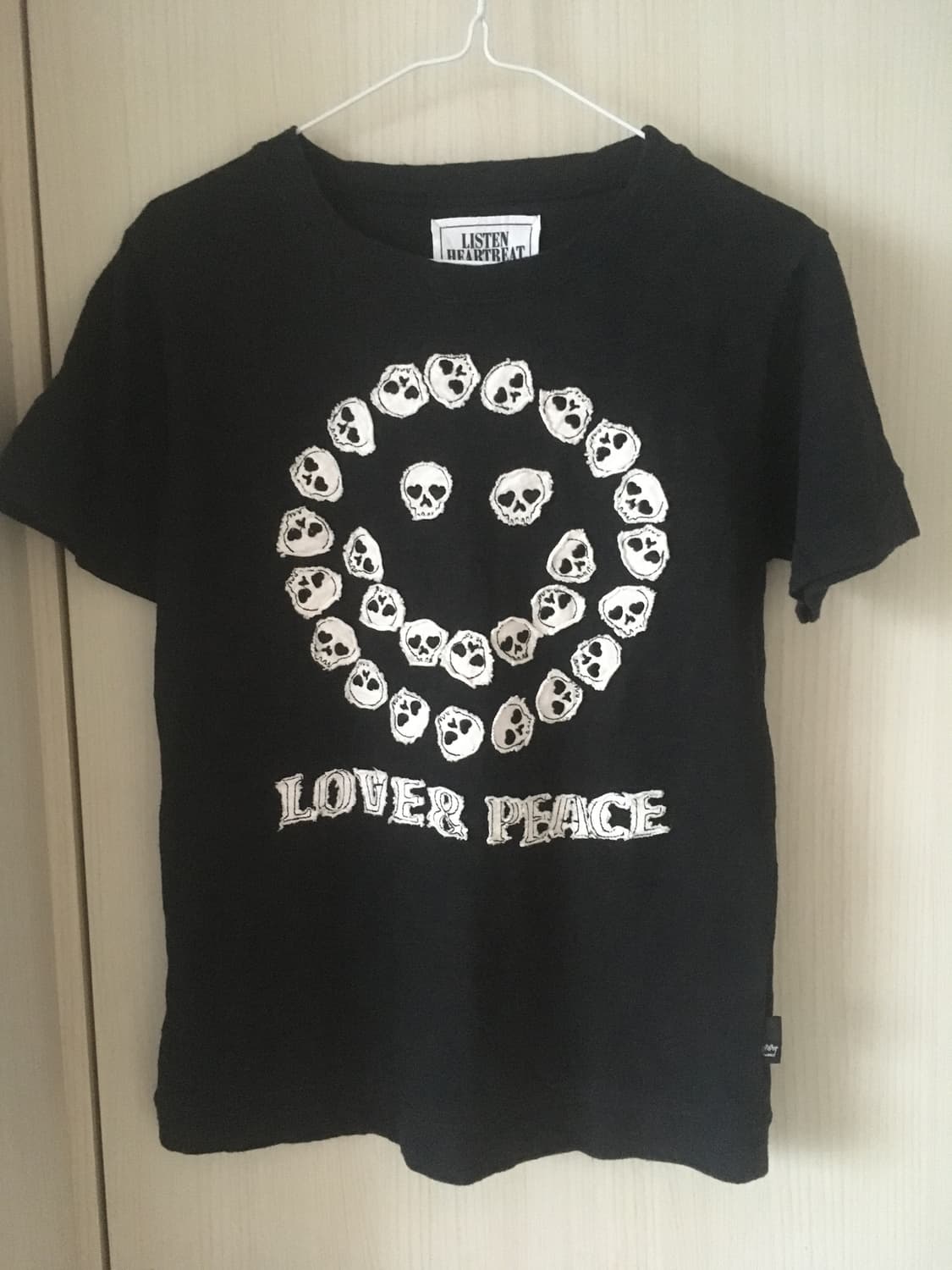 Listhen Heartbeat skull t 상품이미지1