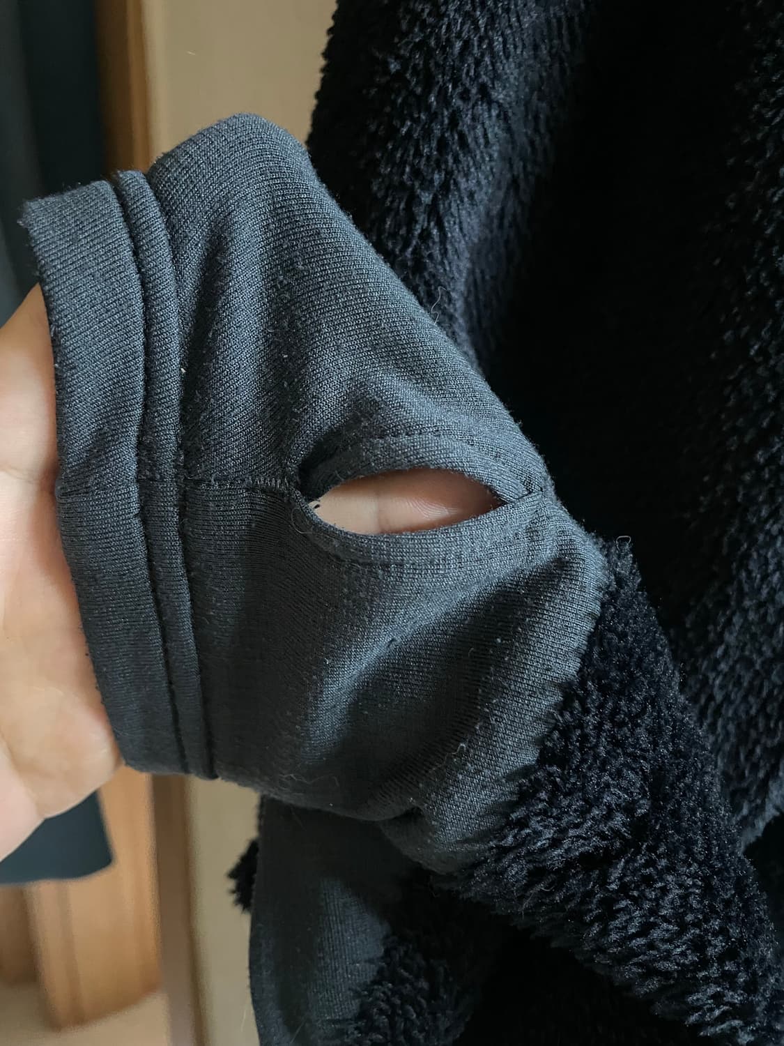 몽벨 플리스 자켓 블랙 상품이미지4