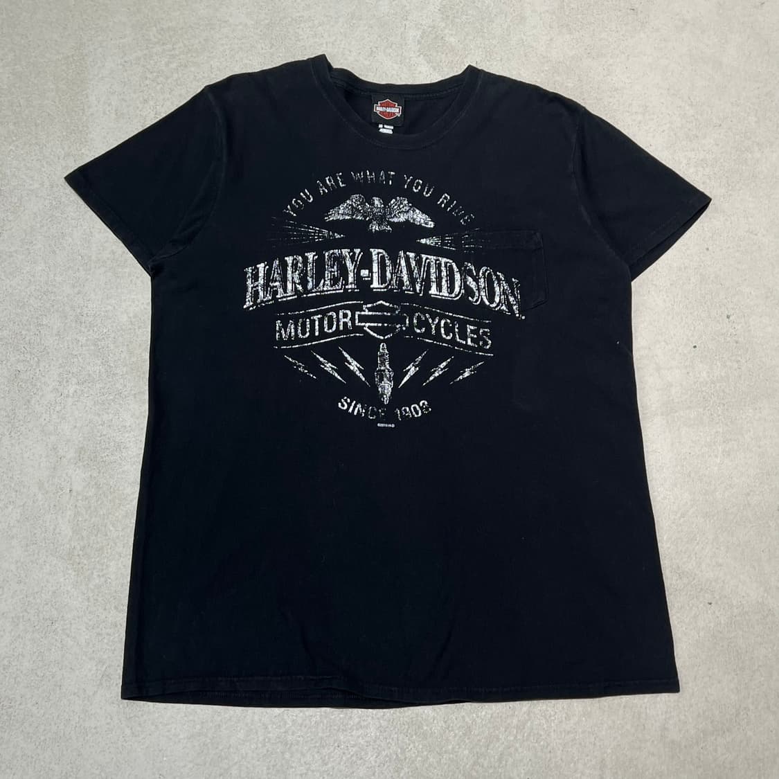 할리데이비슨 헤인즈 프린팅 반팔티 s10703 상품이미지1