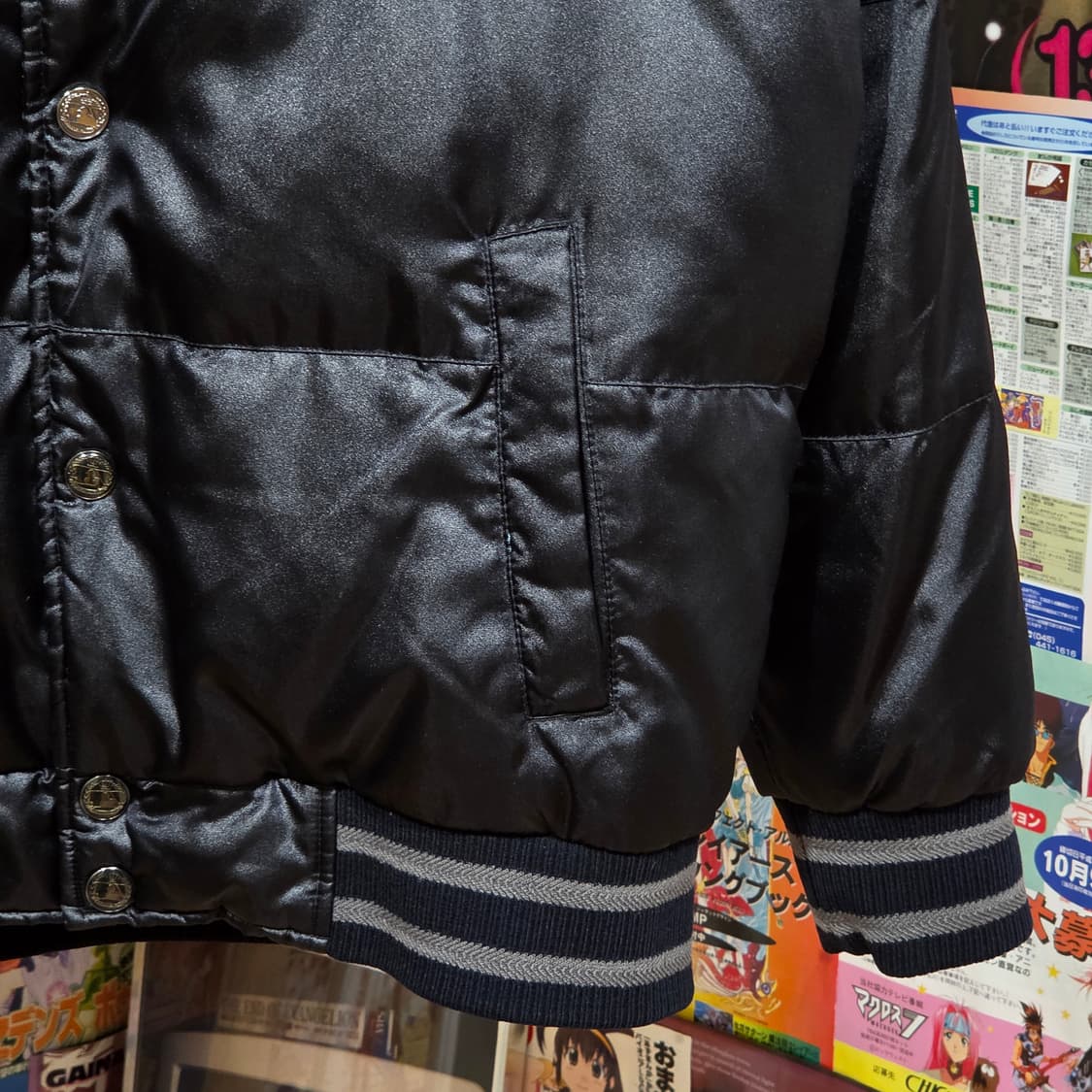 엠엘비 화이트 삭스 후드 레이어드 패딩 바시티 상품이미지5