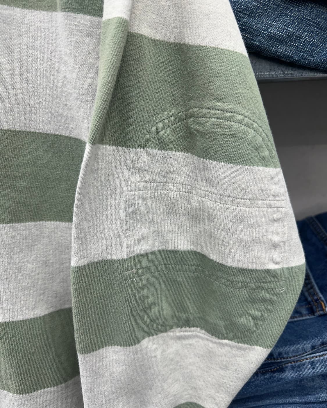 (L)폴로 단가라 럭비티-M1794 상품이미지3