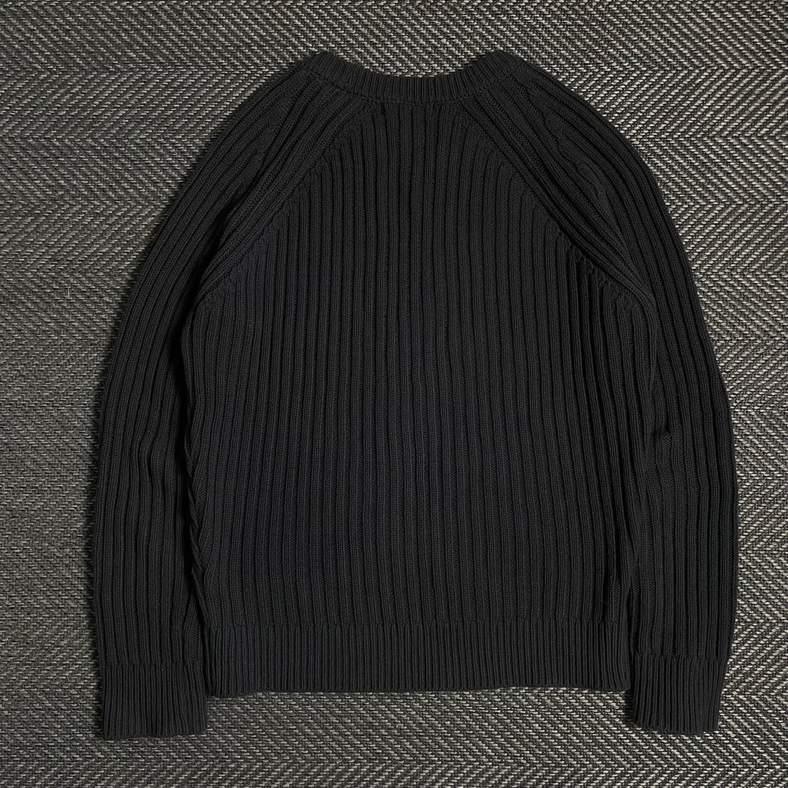 나인제트 케이블 헤비코튼 크루넥 머슬 니트o 4923 상품이미지4