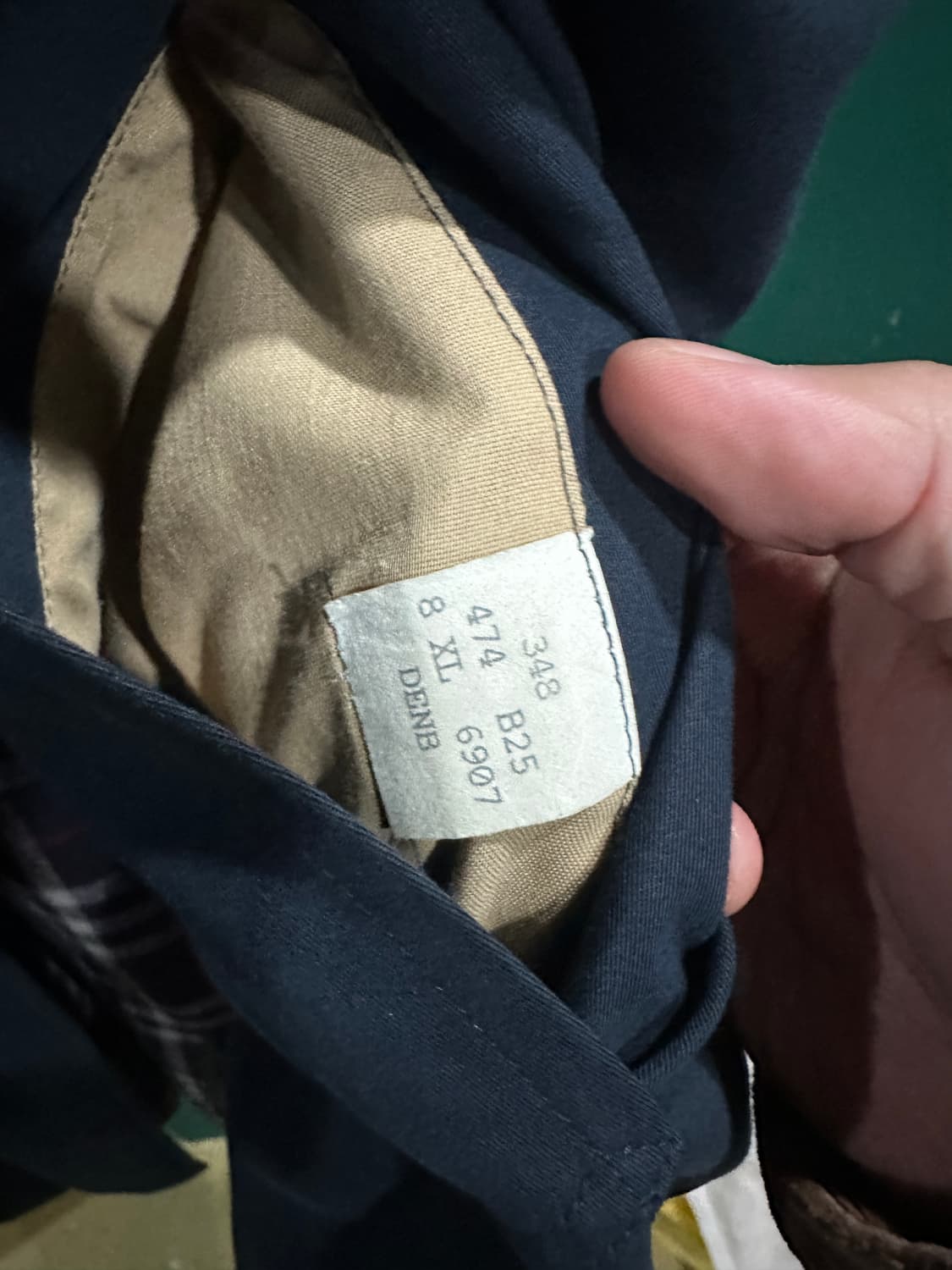 버버리 내피풀세트 개버딘 체크카라 트렌치코트100사이즈 상품이미지9