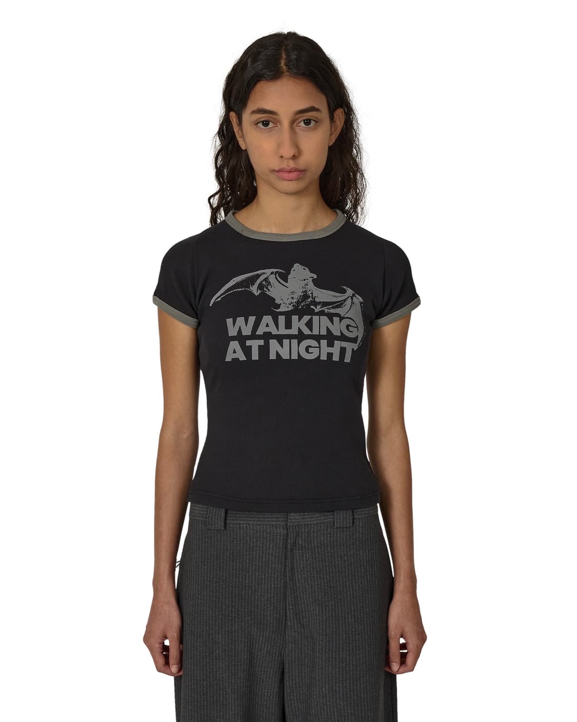 [XS,S,M]로아 하이킹 26ss Guniy Ribbed 베이비 티셔츠 상품이미지1