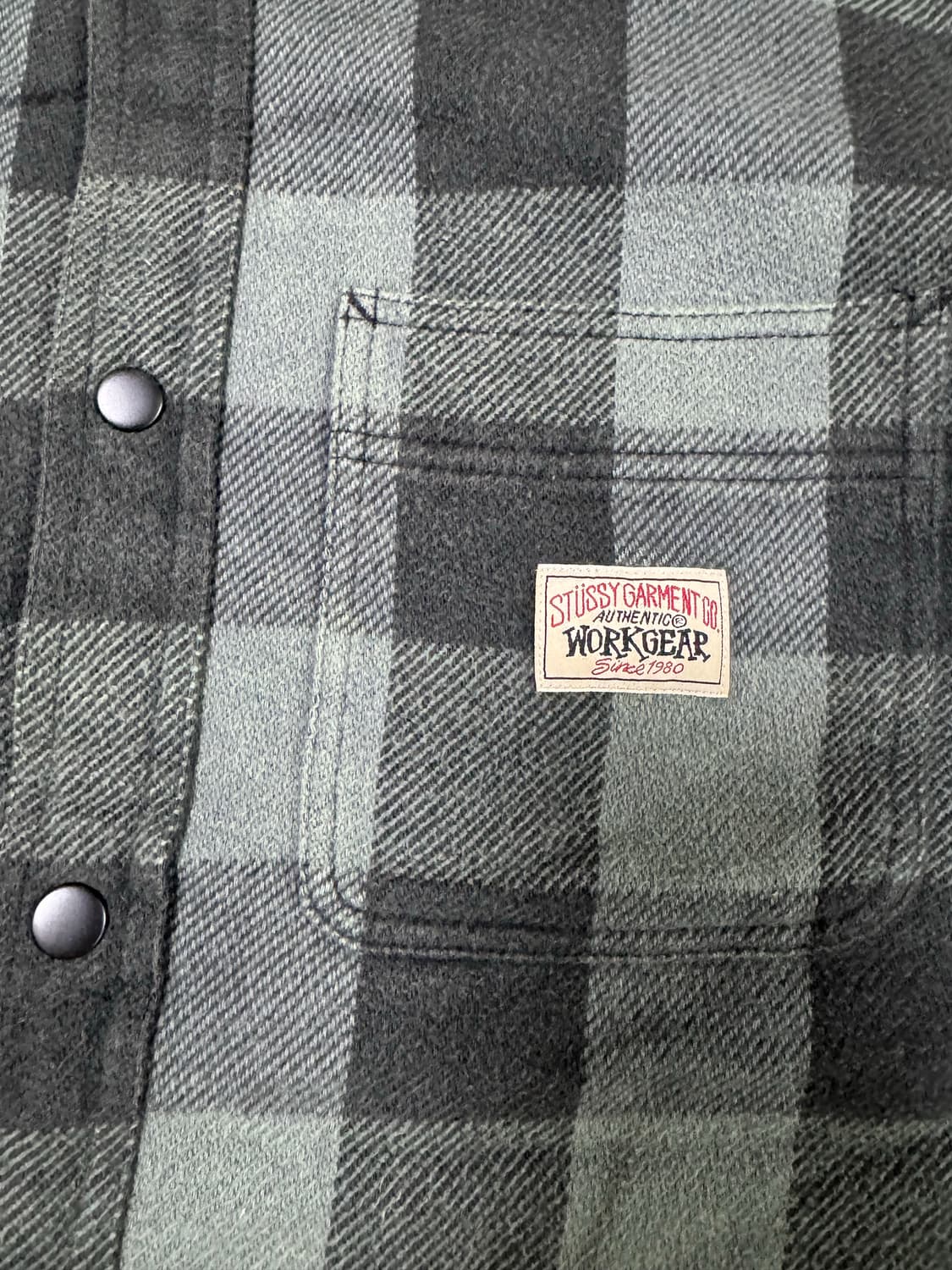 스투시 쉐르파 라인드 버팔로 플레이드 셔츠 상품이미지3