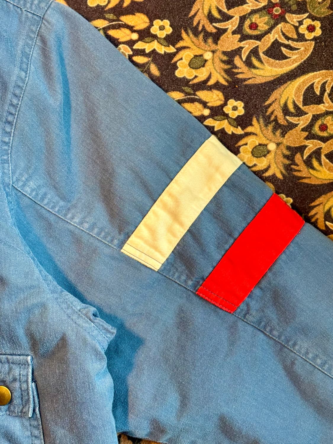 빈티지 BVD 봄버 블루종 자켓 상품이미지5