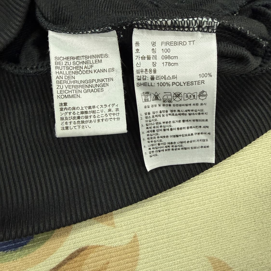 (우먼즈 L)아디다스 파이어버드 트랙탑 져지(블랙,뒷판빅로고) 상품이미지3