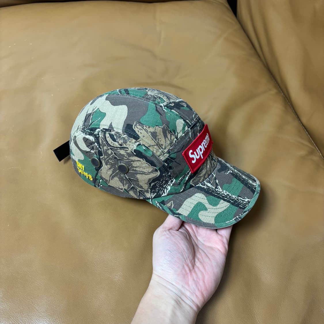 슈프림 캠프캡 모자 박스로고 22FW 밀리터리 카모 상품이미지3