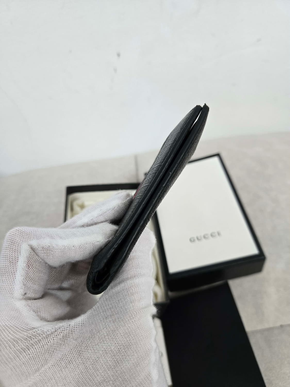 [보증서 정품] 구찌 웹삼선 반지갑 상품이미지3