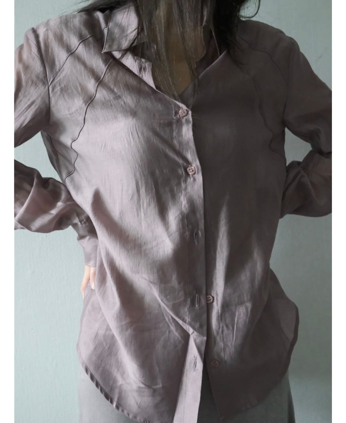 Keira Purple Blouse 상품이미지1