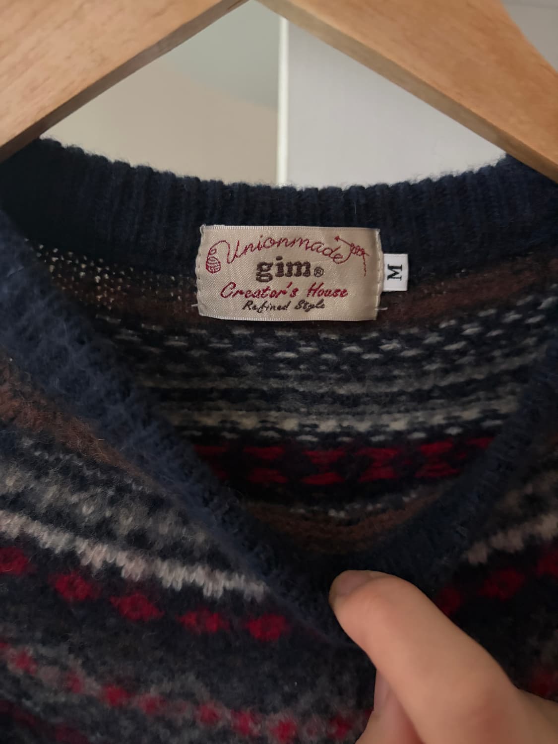 노르딕 패턴 니트 상품이미지2