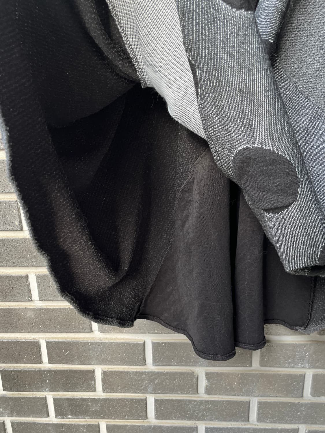 빅 도트 언발란스 스커트  상품이미지8