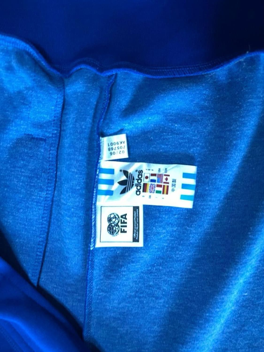 아디다스 일본 국대 2006년 독일 월드컵 기념 트랙탑 져지 블루 상품이미지8