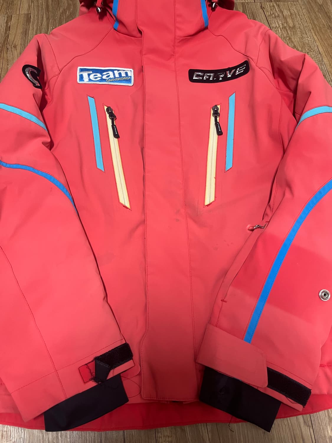 카브 스키복 s m 90 보드 스키 자켓 하의 바지 상의 골드윈 데상트 상품이미지3