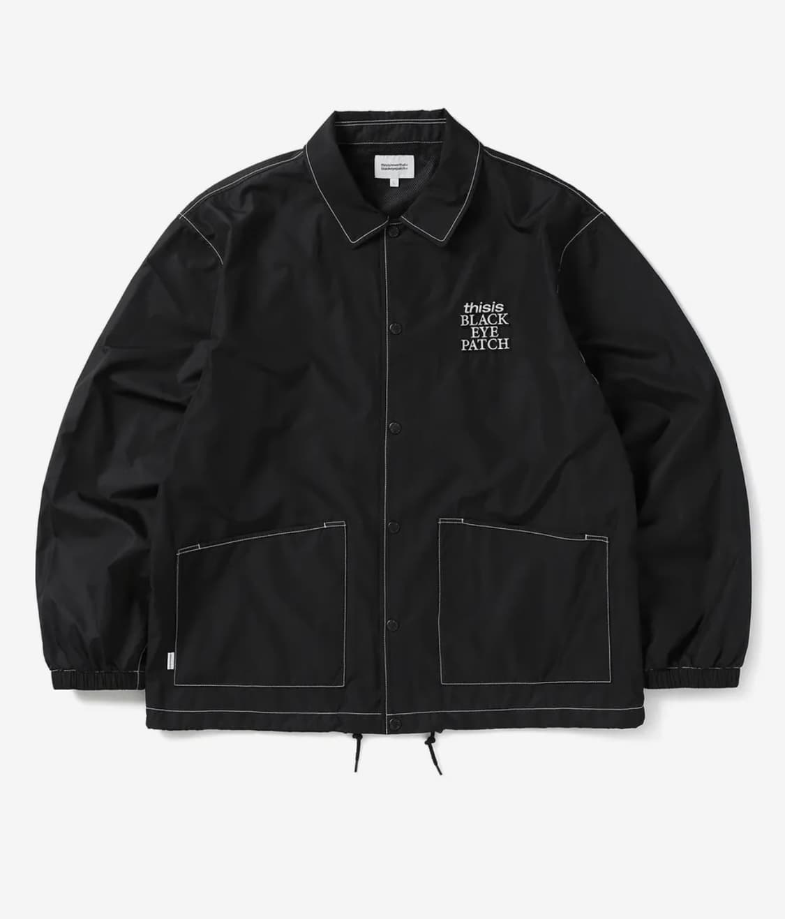 디네댓x 블랙아이패치 콜라보 Coach Jacket Black 상품이미지4