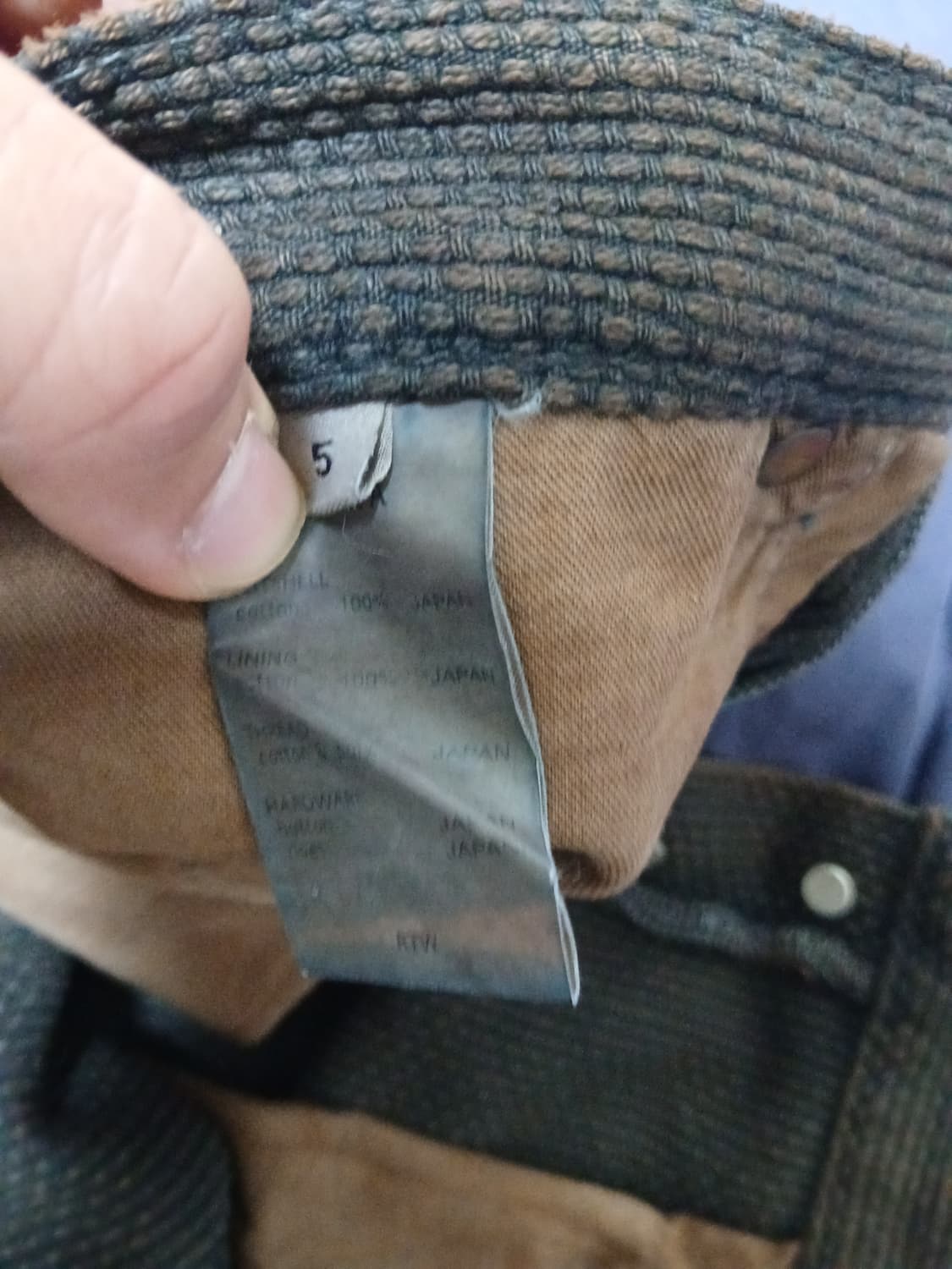 키바타 사시코 팬츠 Sashiko Pants 아티즈널 워싱 데님 5사이즈 상품이미지4