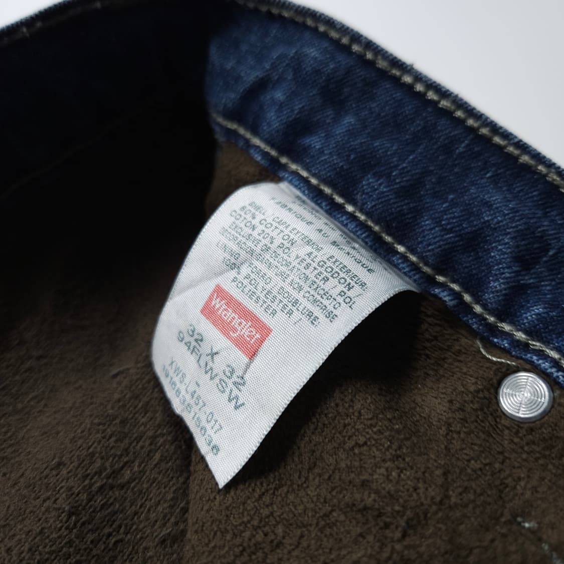 랭글러 USA 오리지널 이너 플리스 카펜터 데님 워크 팬츠 (L)  상품이미지7