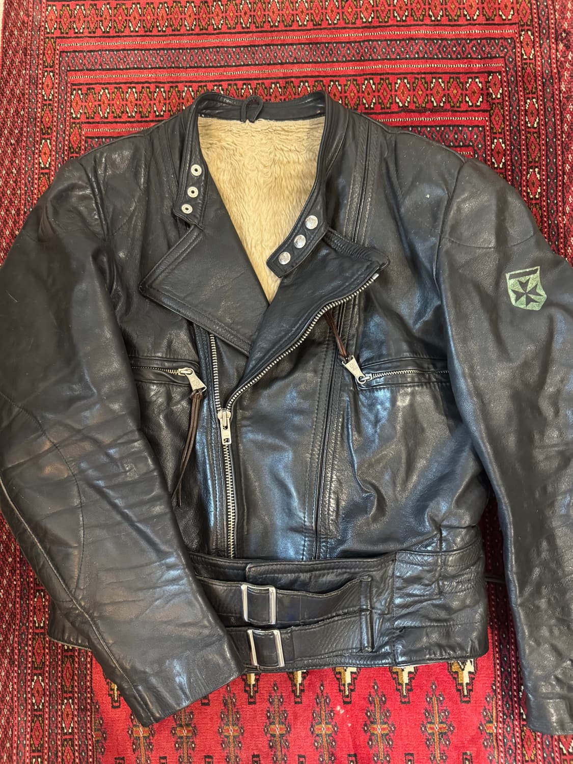 70s 빈티지 독일 바이커 자켓 상품이미지2
