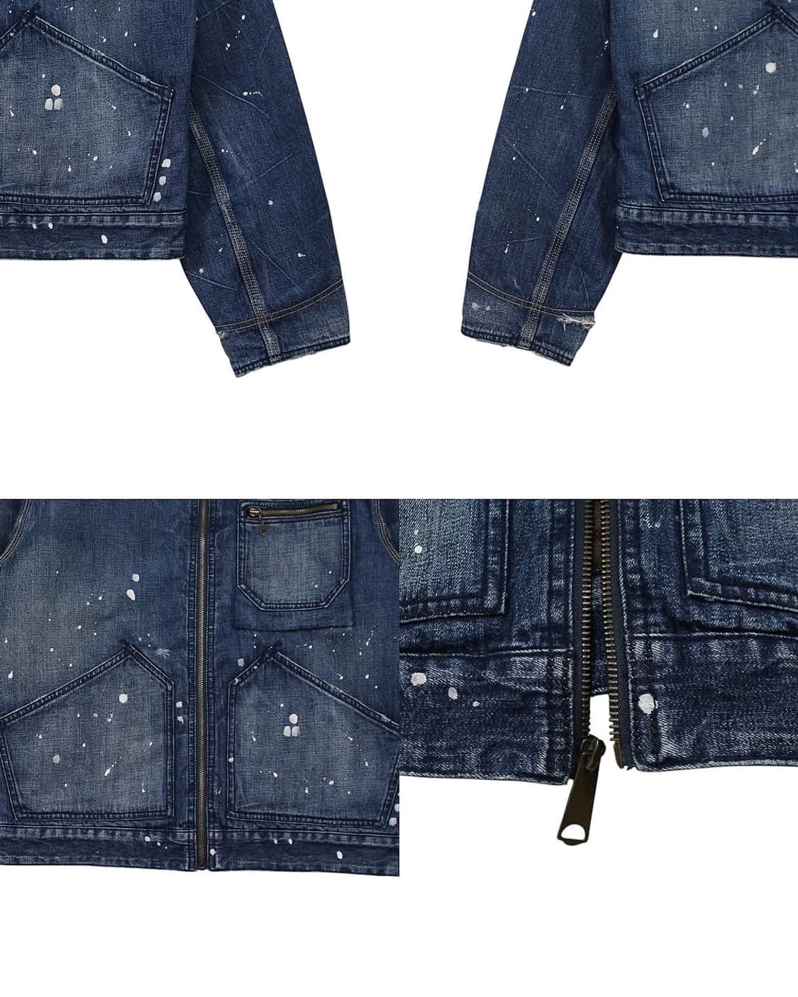 폴로랄프로렌 50-60s Lee 리 191-LB 페인팅 데님 자켓 블랭킷 상품이미지10