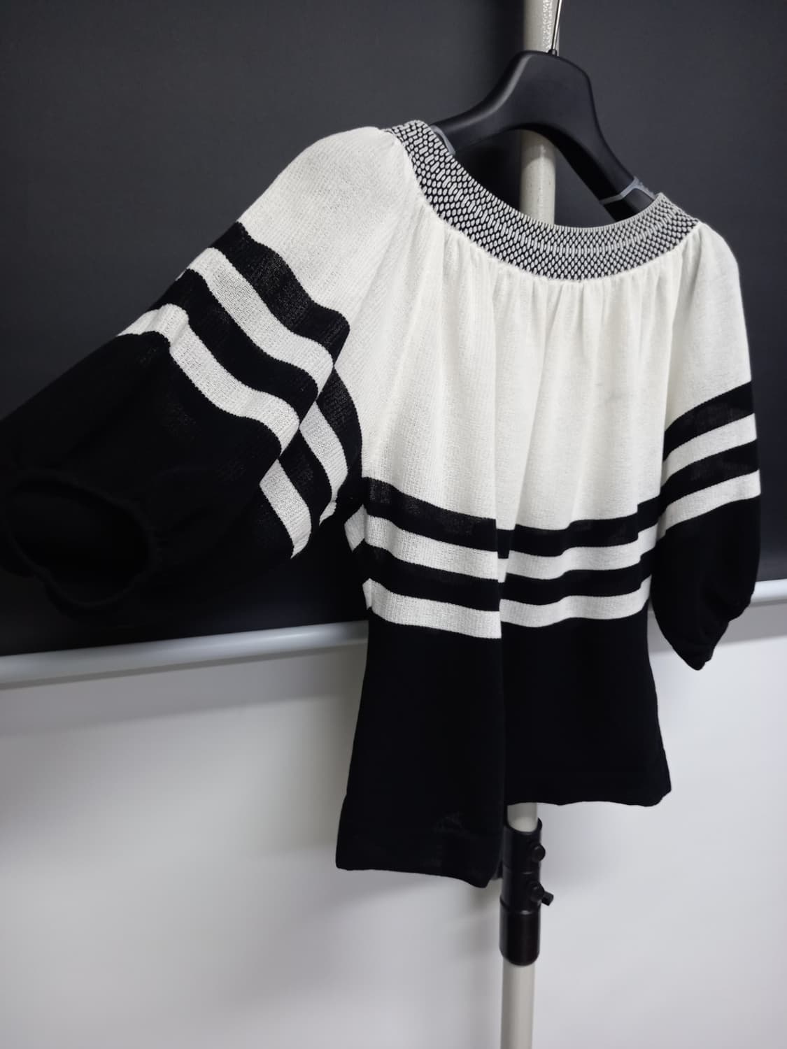 미샤 춘하 면 나일론 니트 블라우스 55 상품이미지4