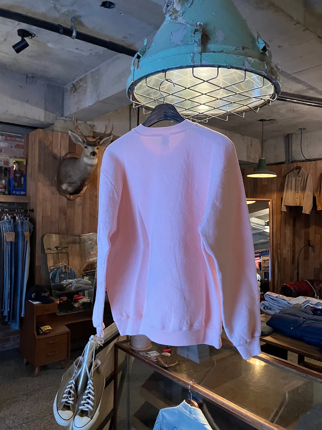 80s USA 빈티지 러셀 플레인 스웻 셔츠 맨투맨 상품이미지3