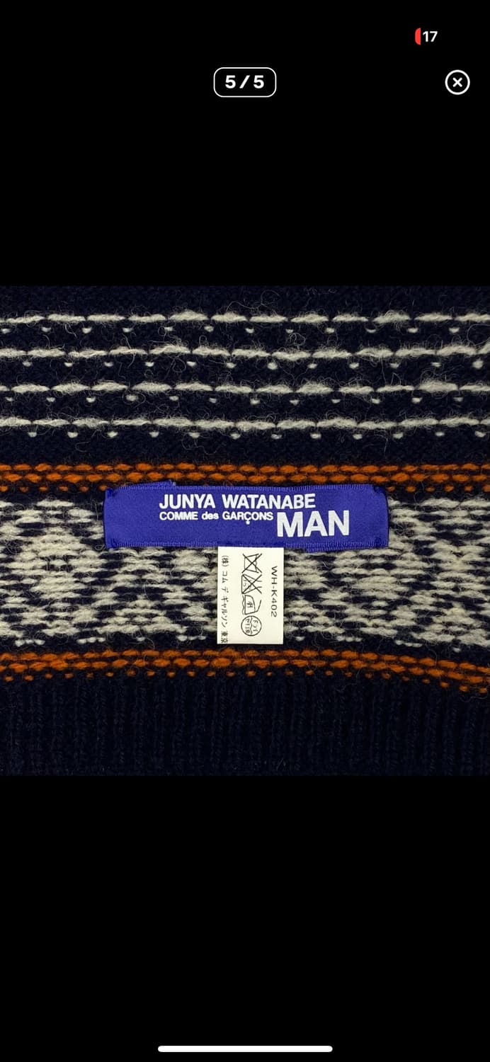 fair isle knit muffler 상품이미지5