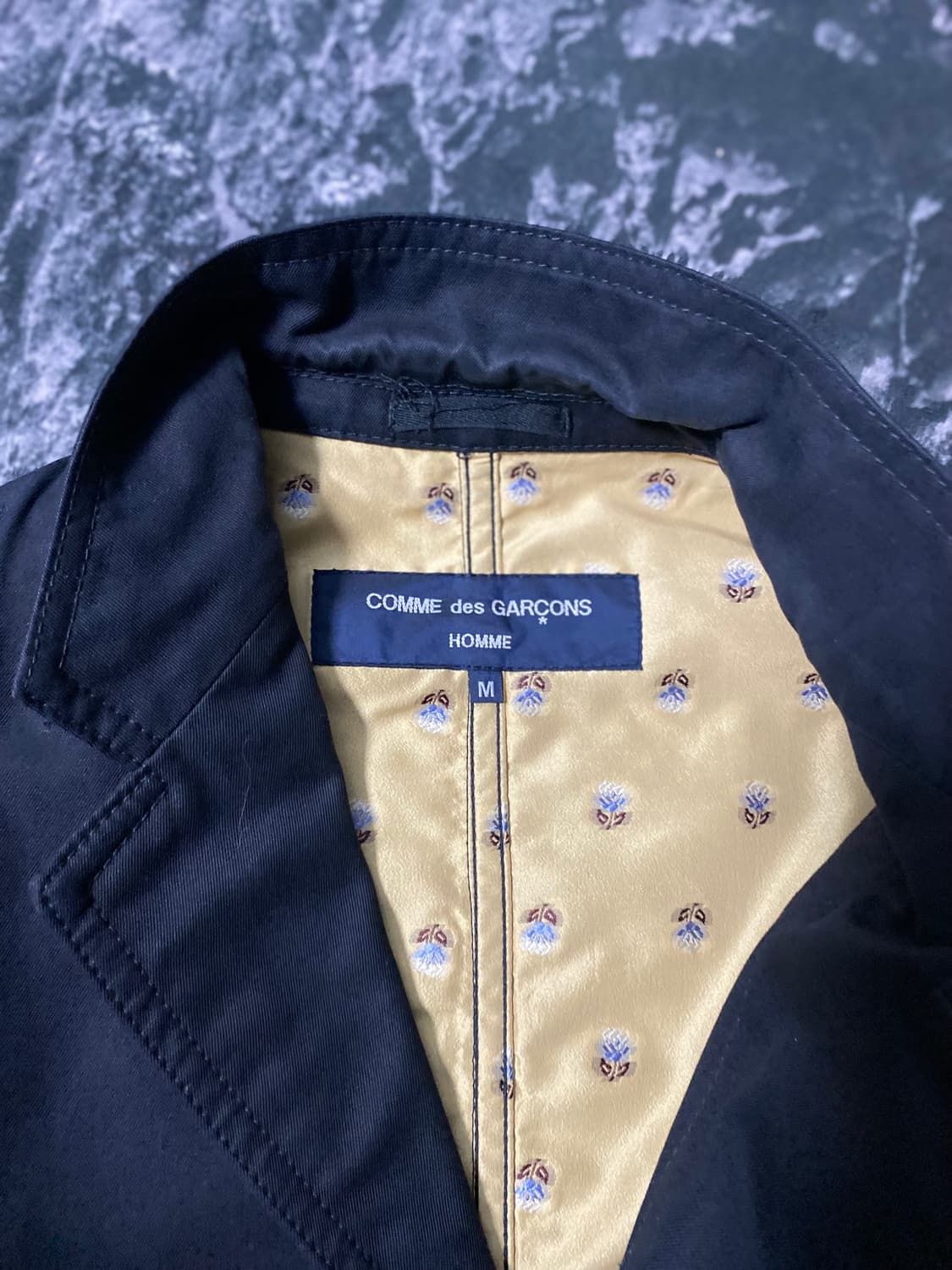 꼼데가르송 옴므 플라워패턴 자켓 상품이미지5