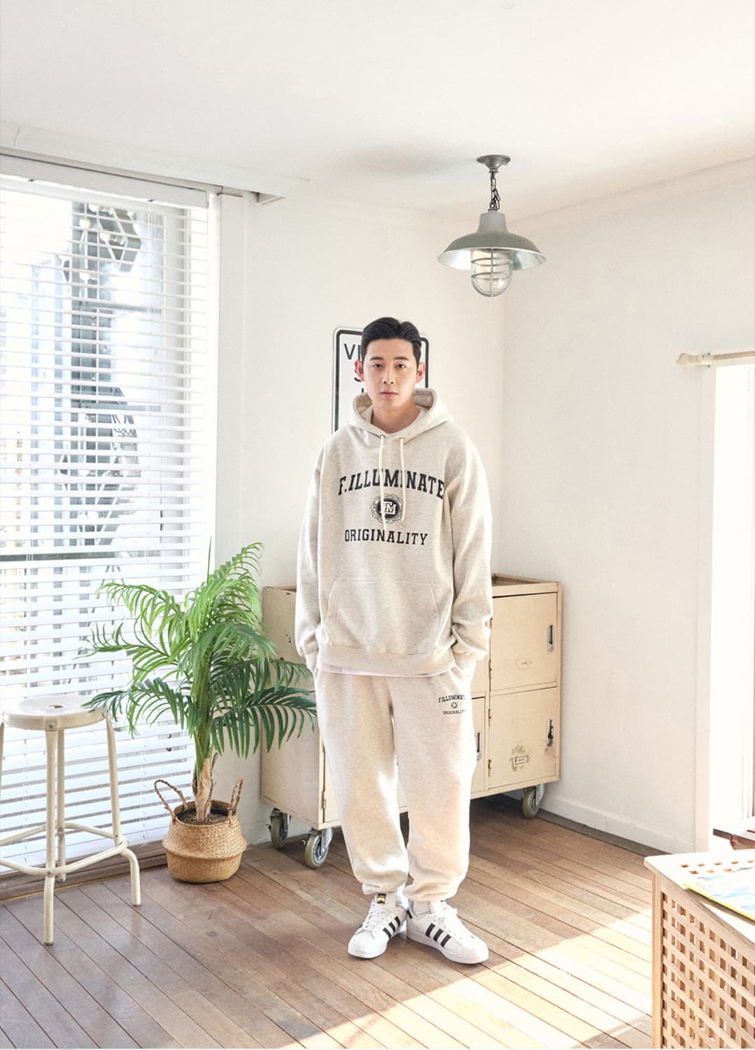 필루미네이트 베네핏 트레이닝 셋업 오트밀 XL 상품이미지2