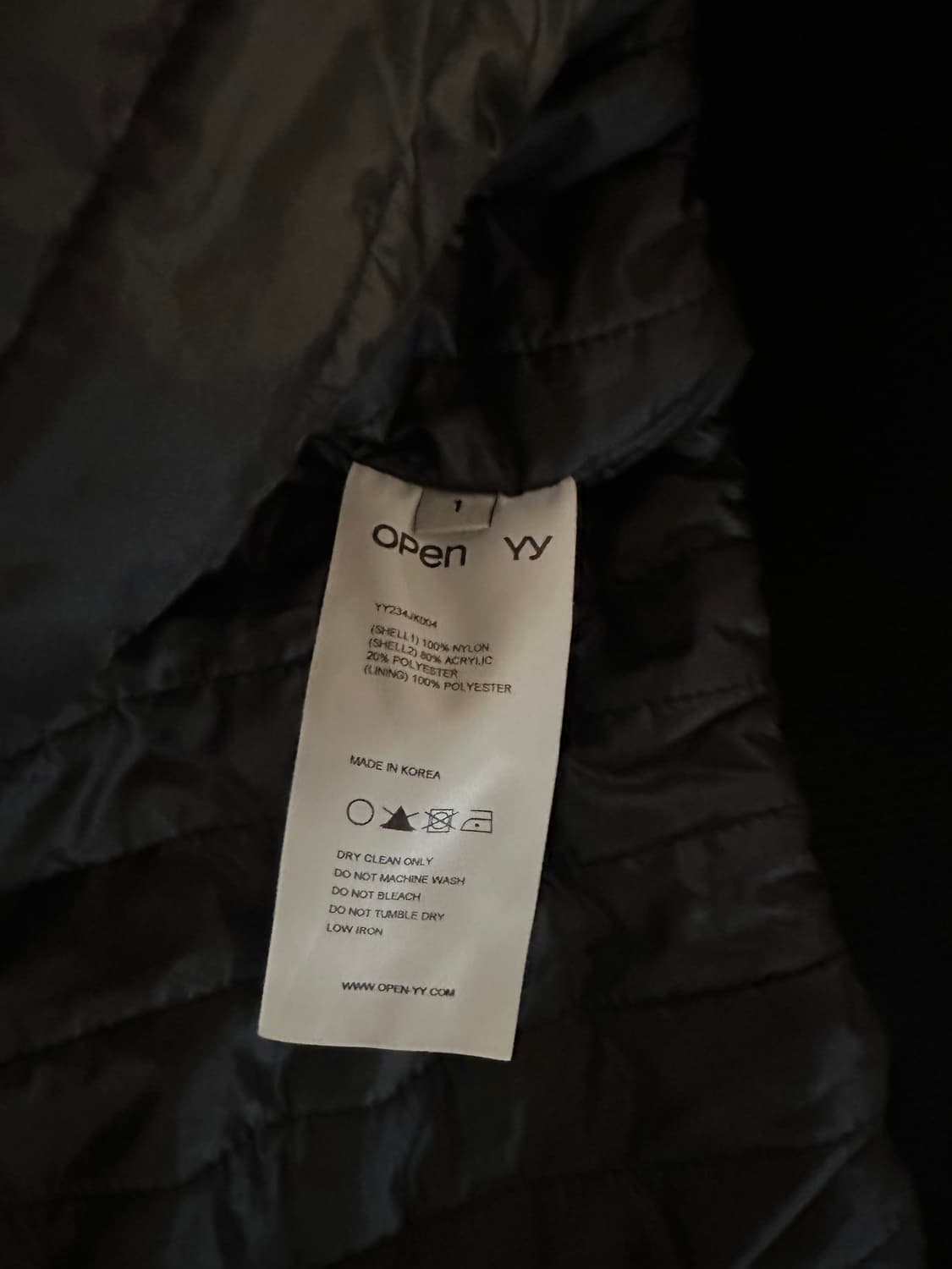 Open yy 폭스퍼 지퍼 후드 상품이미지2