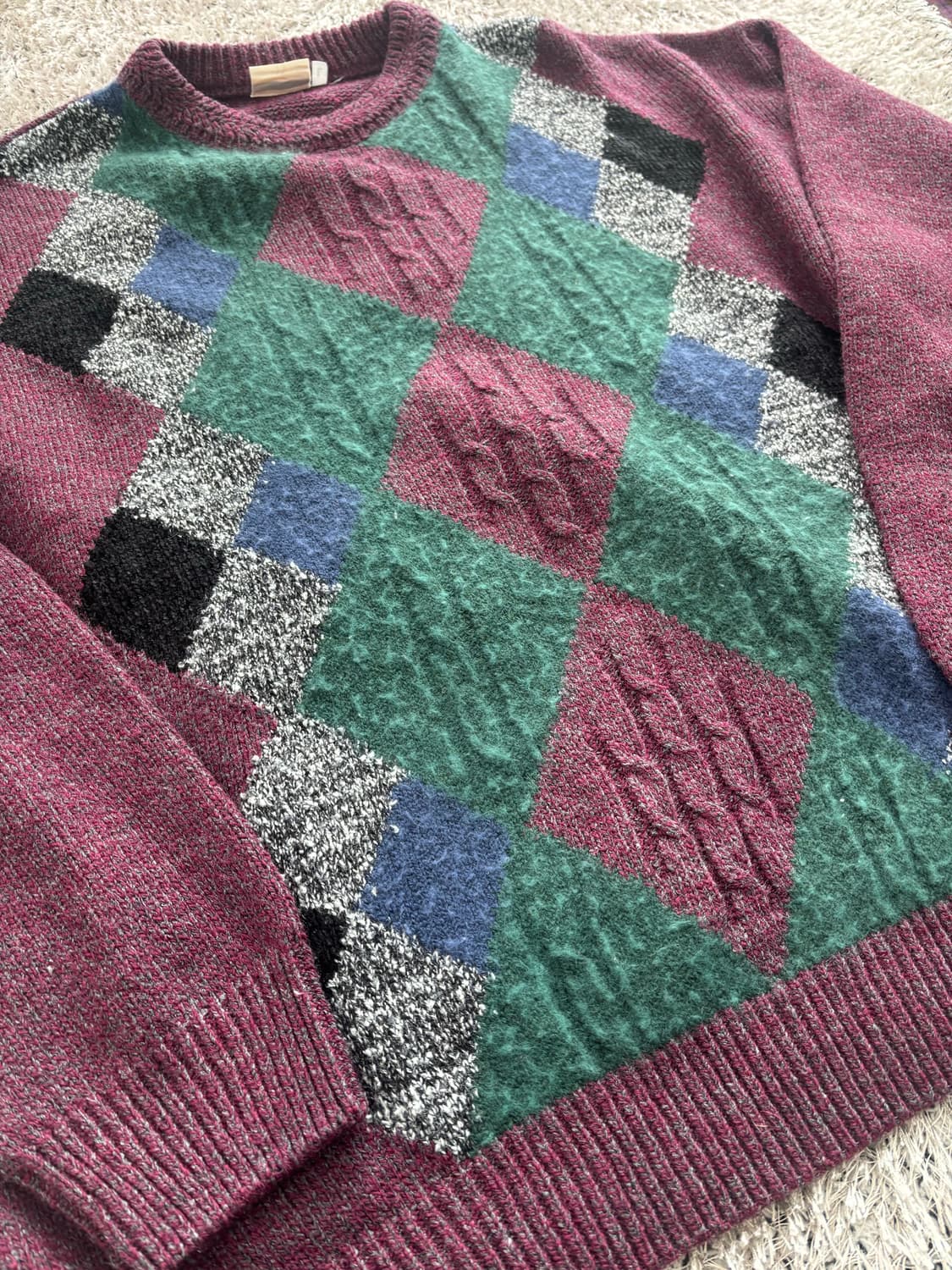 이태리제 SAND 울 니트 사이즈 105-110 상품이미지2