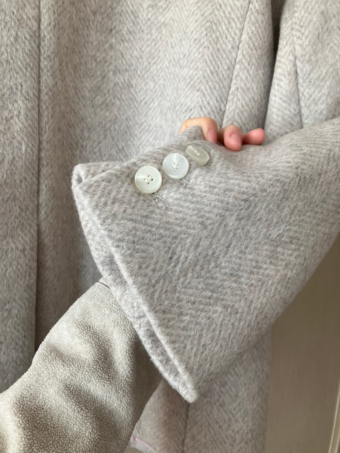 오이니 무드 울자켓 베이지 상품이미지6