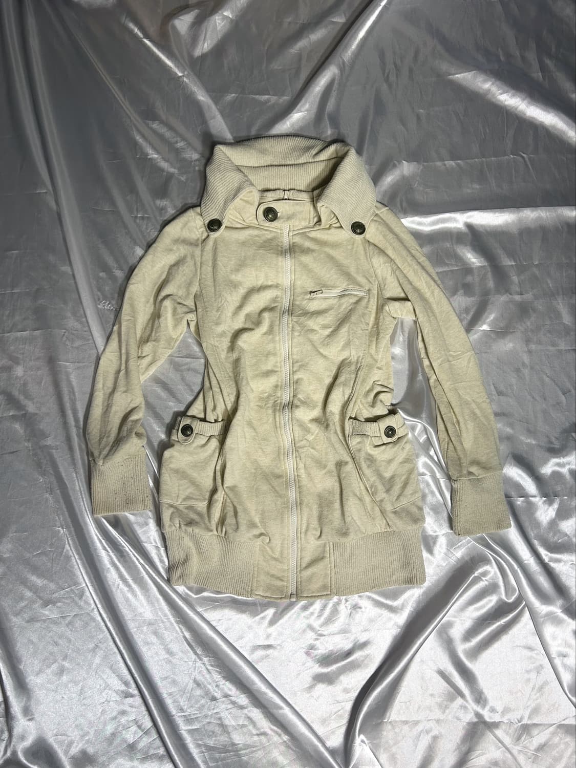y2k buttons detailed zip-up 상품이미지3