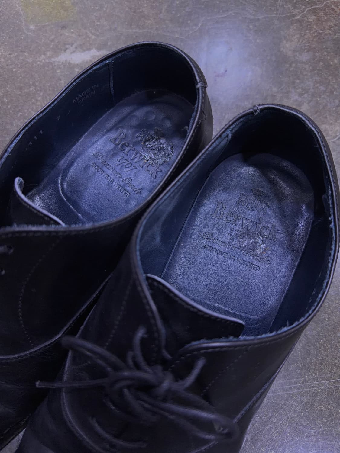 버윅 4311 옥스포드 슈즈 구두 블랙 7 상품이미지5