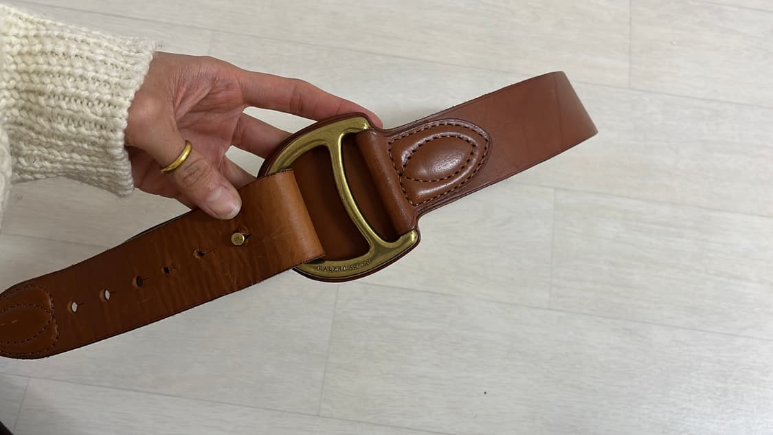 폴로랄프로렌 통가죽벨트 정품 상품이미지5