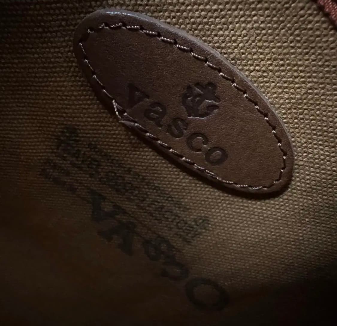 바스코 Vasco 브라운 빈티지 레더 메일백 상품이미지3