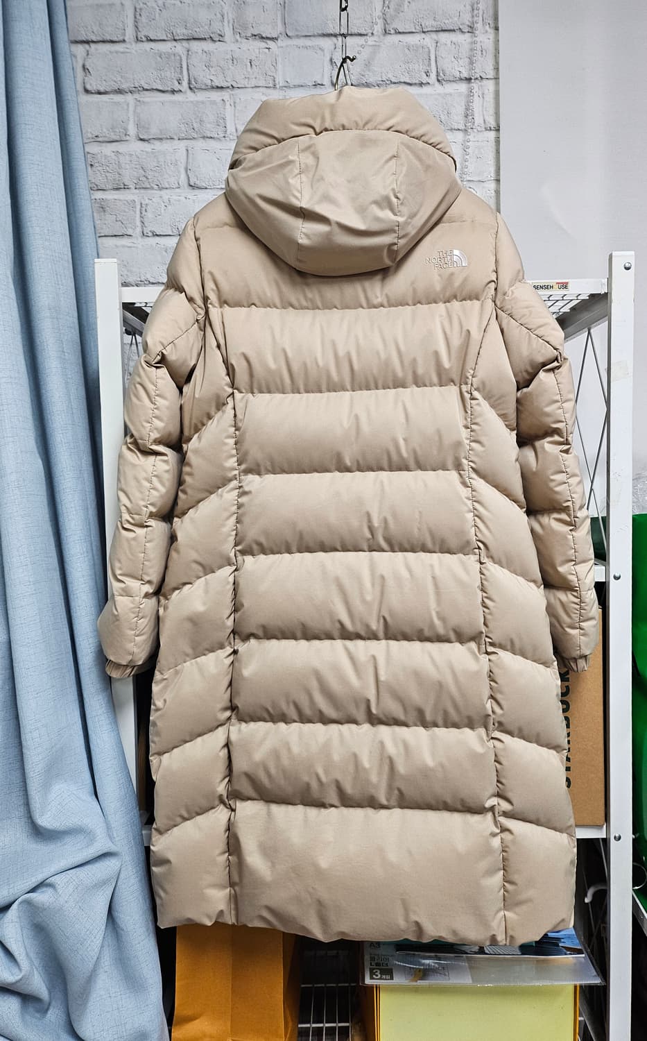 노스페이스 여성롱패딩 90 M 슈퍼에어 다운코트 AD16 상품이미지6