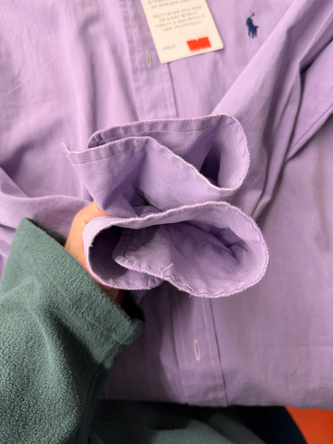 폴로 랄프로렌 퍼플 네이비포니 셔츠 상품이미지10