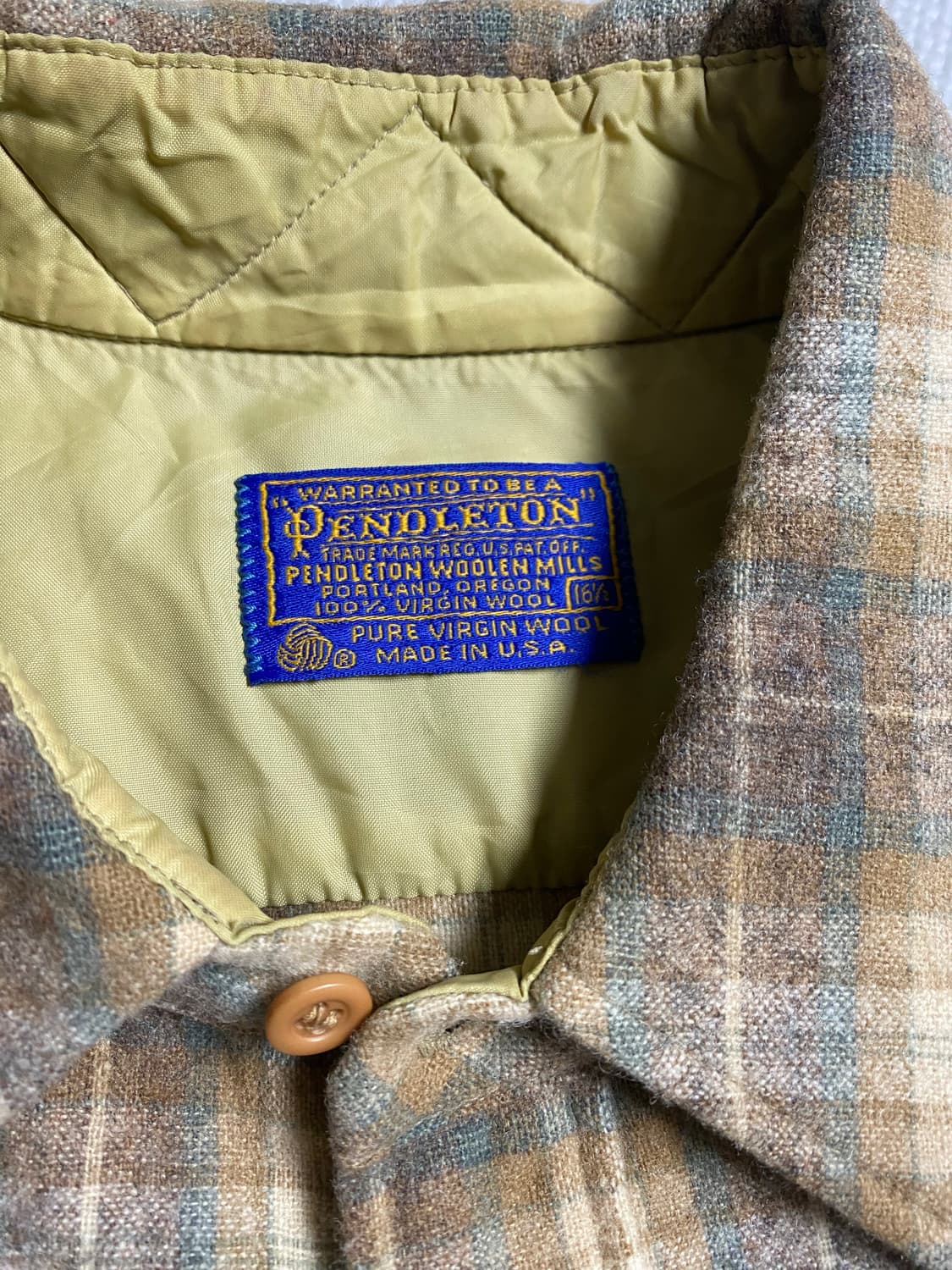 펜들턴 울체크셔츠 made in usa 뤡코즈 블라인드파일즈 상품이미지2