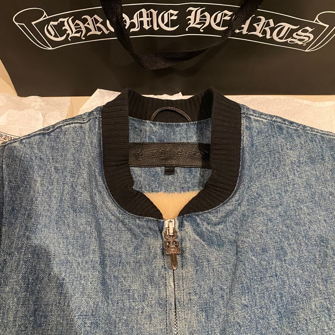 [M] 크롬하츠 호머 데님 베스트 조끼 상품이미지5