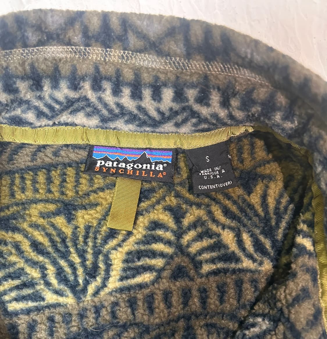 1997 USA 파타고니아 유칼립투스 신칠라 스냅티 풀오버 빈티지 미국제 상품이미지3