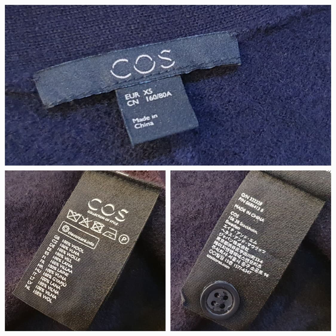 66.COS 테리 벨트립 가디건 상품이미지8