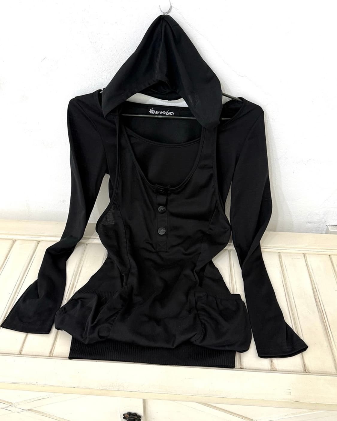 Heaven and Earth Hoodie Layered top 상품이미지1