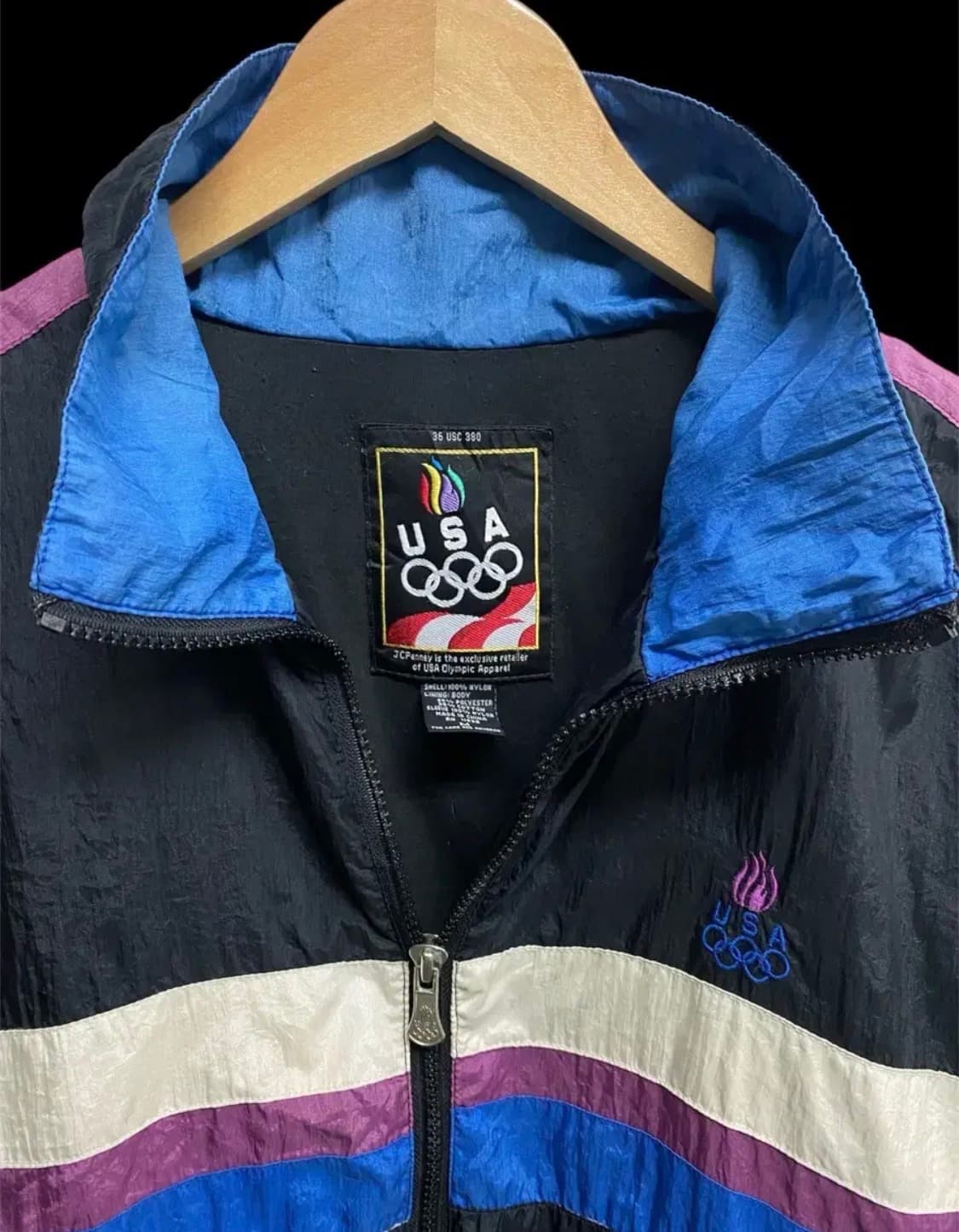 빈티지 USA 올림픽 JCPenney 바람막이 M 상품이미지5