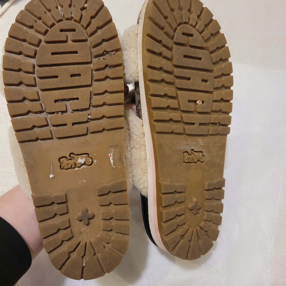 코치 캔버스 시어링 샌들 230  상품이미지6